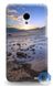 Чехол с Морским пляжем на Meizu MX4 Голубой