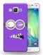 Фиолетовый защитный бампер для Samsung A3 (15) Миньон