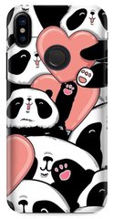 Чехол ко дню влюбленных Xiaomi Note 6 Panda love