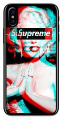 Силиконовый чехол Supreme Merilin Monro для iPhone XS