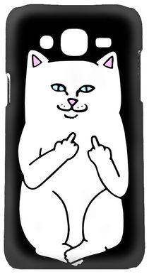Захисний чохол для Samsung J700H 2015 року зі зухвалим котом
