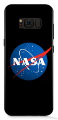 Чорний чохол для Galaxy S8 plus Логотип Nasa
