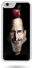 Чехол со Стивом Джобсом на iPhone 6 / 6s Черный