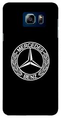 Чорний чохол для Samsung Galaxy S7 Логотип Mercedes Benz