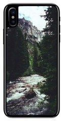Бампер с Природой на iPhone ( Айфон xs ) XS Противоударный