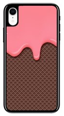 ТПУ Чехол с Текстурой мороженого на iPhone XR Прикольный