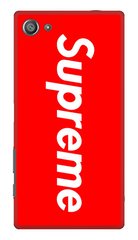 Чехол с логотипом Supreme на Sony Xperia Z5 Compact Красный