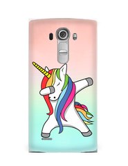 Красивый чехол-накладка Unicorn для LG G4