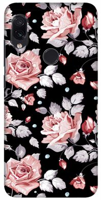 Чехол для девушки с Розами на Xiaomi ( Сяоми ) Note 7 Черный