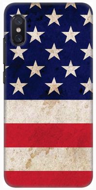 Пластиковый чехол накладка для Сяоми Редми 9а с флагом США