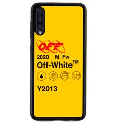 Желтый чехол на Samsung Galaxy A50 Of White
