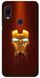 Бампер с Железным человеком на Xiaomi ( Редми ) Redmi 7 Красный