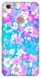 Блакитний чохол для дівчини на Xiaomi Redmi Note 5a Квіти