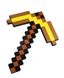 Пінопластова зброя Minecraft Золота кірка