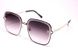 Солнцезащитные очки Chanel в тонкой квадратной оправе Градиент синий розовый серый фиолетовый
