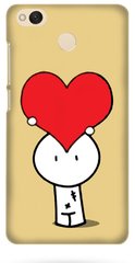 Бампер на День Святого Валентина для Xiaomi Redmi 4x Серце