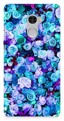 Чохол для дівчини з трояндами на Xiaomi Redmi 4 Pro 16Gb Блакитний