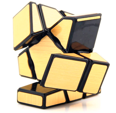 Дзеркальний Кубик Рубік 3х3х1 YongJun Z-cube Gold
