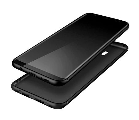 Ультратонкий силиконовый чехол на Samsung S8 Черный