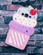 Розовый чехол Мороженое на Samsung j3 2015 Объемный