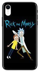 Бампер с Риком и Морти на iPhone XR Силиконовый