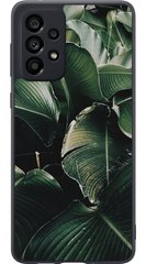 Чехол силиконовый для Samsung A33 A336 зеленая пальма