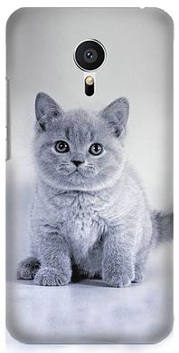 Чехол с котенком для Meizu M2 Note Серый