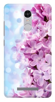 Чохол накладка з квітами для Xiaomi Note 3 Бузок