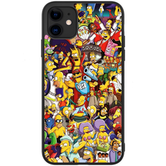 Чехол The Simpsons для iPhone 12 mini Яркий