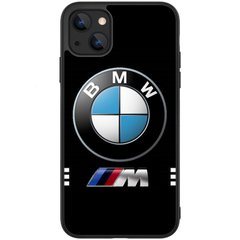 Черный защитный чехол с лого БМВ для Айфон 13 под заказ