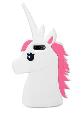 Силиконовый чехол для iPhone 8 plus Единорог с рогом