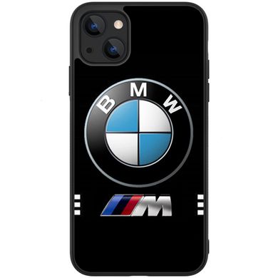 Чорний захисний чохол з лого БМВ для Айфон 13 під замовлення