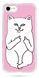 ТПУ Чохол Котик з факами на iPhone 8 Рожевий