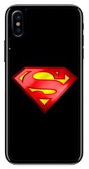 Прорезиненный бампер для iPhone 10 / X Superman