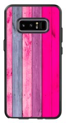 Чохол з Текстурою дерева на Samsung Note 8 Рожевий