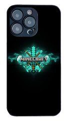 Противоударный кейс Minecraft на iPhone 14 pro max