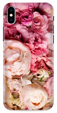 Рожевий чохол для iPhone ( Айфон ) XS Max Півонії