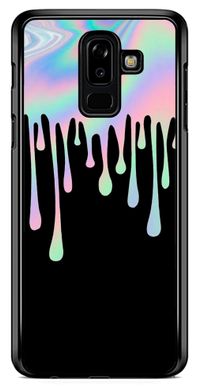 Черный чехол на Samsung A6+ 2018 Голограмма