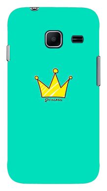 Зелений чохол з Короною для Samsung Galaxy j1 mini Princess