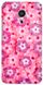 Чехол с Цветами для Meizu M2 mini Розовый