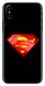 Прорезиненный бампер для iPhone 10 / X Superman