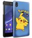 Блакитний бампер для Sony Xperia Z1 Pokemon Go
