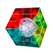 Головоломка Moyu Geo 3х3  Cube C Прозрачная