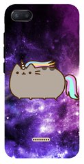 Чохол з Котиком єдинорогом на Xiaomi Redmi 6a Фіолетовий