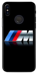 Черный чехол для Xiaomi Note 6 Логотип БМВ