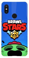 Защитный бампер с Brawl Stars Spike для Xiaomi Mi A2 Матовый