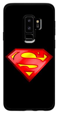 ТПУ Чохол з логотипом Супермена на Samsung S9 plus ( G965 ) Чорний