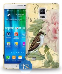 Чехол с Птичкой на Samsung Galaxy Note 4 Прикольный