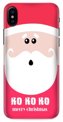 Прикольний чохол з Дідом Морозом на iPhone 10 / X Ho-ho-ho