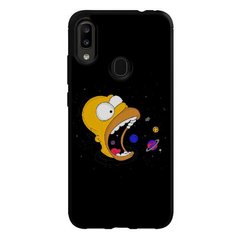 Чорний чохол з Гомером Сімпсоном для Samsung А205 Ф 2018 Simpsons
